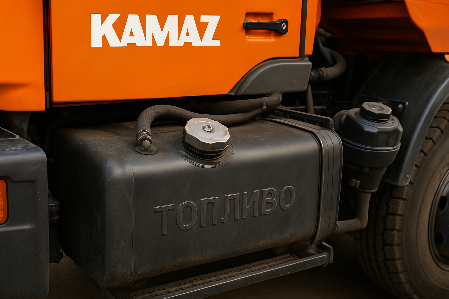 Фотография топливного бочка КАМАЗ